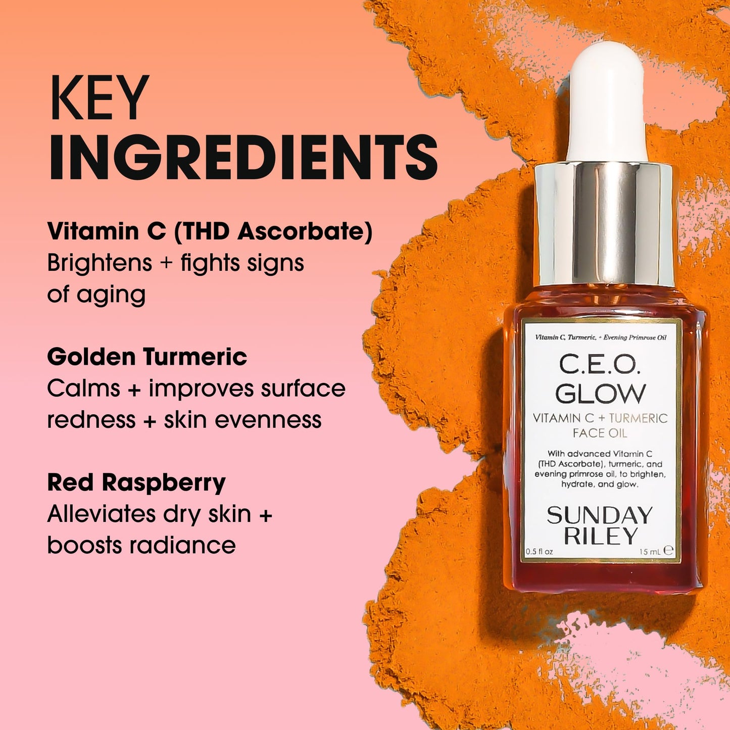 Sunday Riley C.E.O. Glow Vitamin C & Turmeric Face Oil