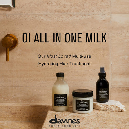 Davines OI All in One Milk | Hair Leave-in Conditioner Spray | Powerful Hair Detangler + Hydrating Leave-In Treatment | Smoothes Frizzy Hair