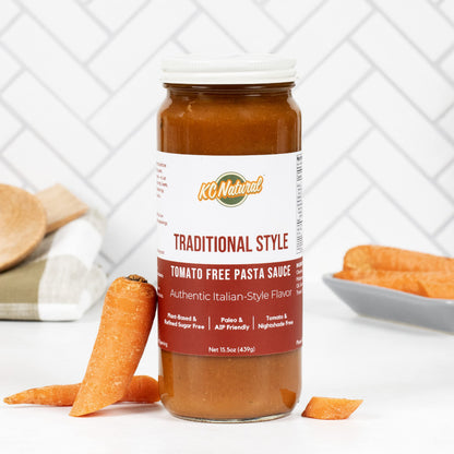 KC Natural | Traditional Style Tomato Free Pasta Sauce | 280mg Sodium (1-pack, 1.00)