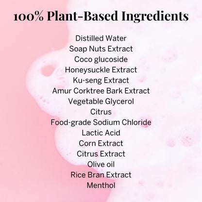 Pixie Feminine Wash – Healthy Foaming Cleaner with Natural Ingredients – More Foam Wash in Bottle Than Any Other Brand – pH Balanced & Plant Based – for Your Menstrual Cups and Discs, 6.5 Fluid oz