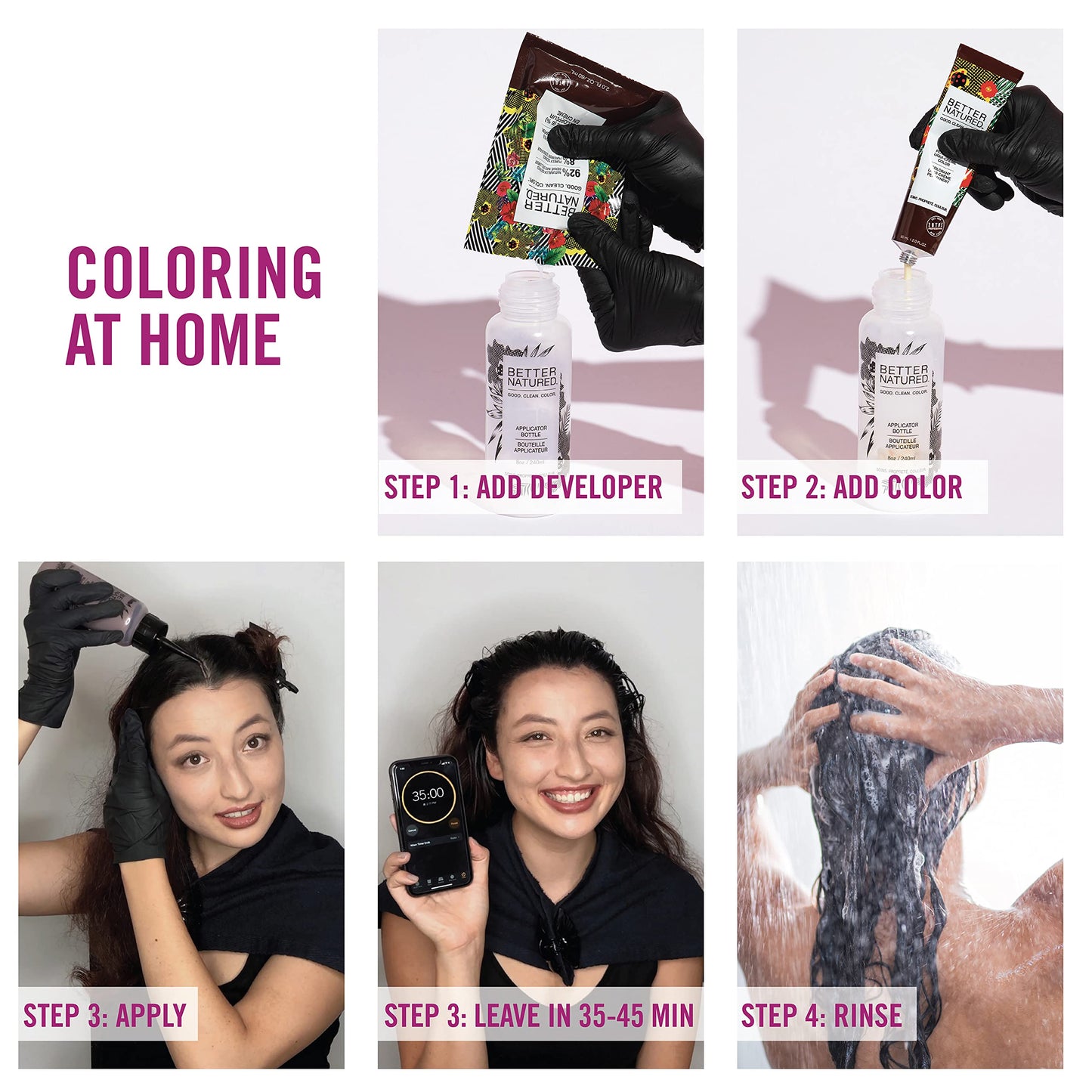 Better Natured Permanent 8BA Blue Ash Blonde Hair Color Dye - Naturally-derived, Vegan & 100% Gray Coverage that Lasts up to 8 Weeks