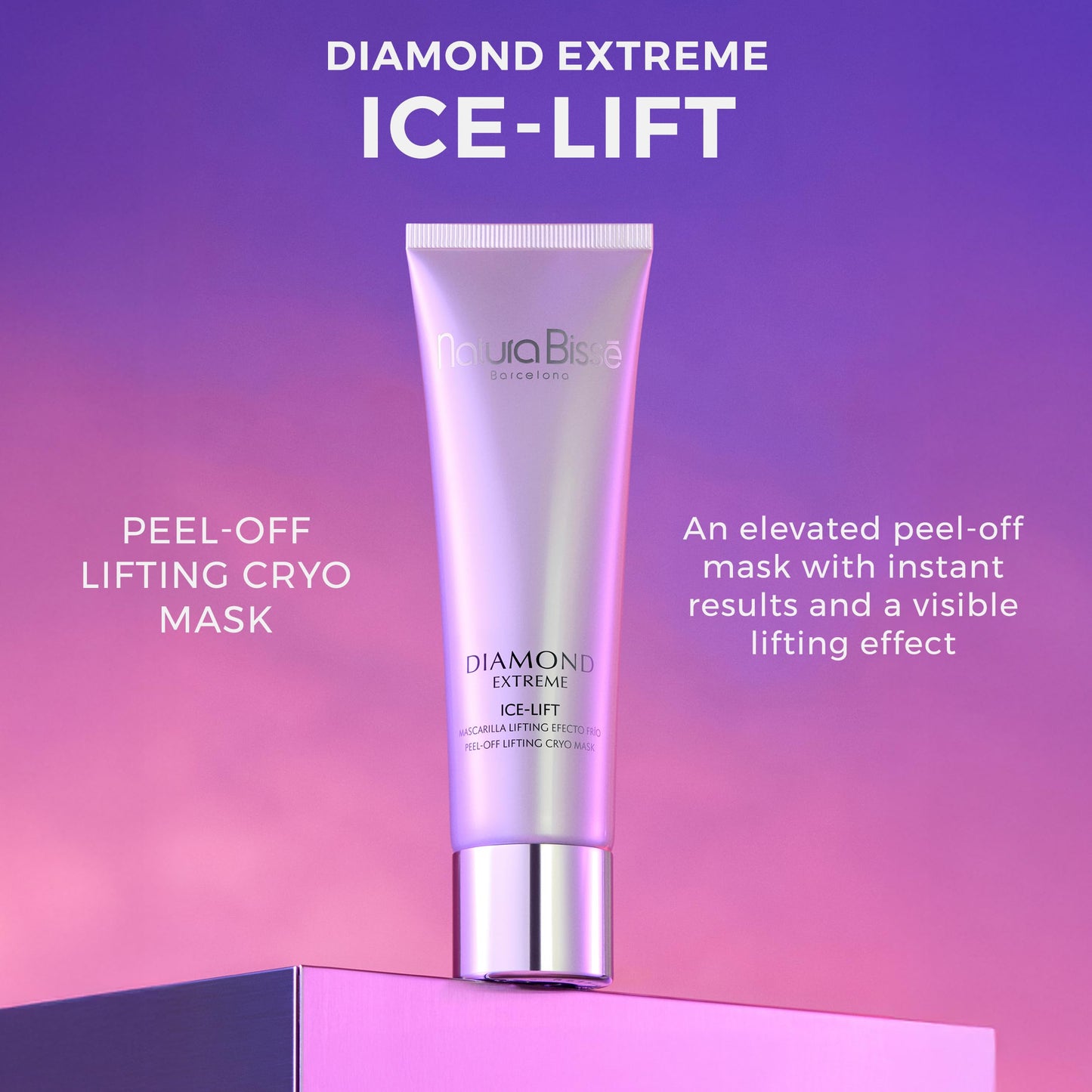 Natura Bissé Diamond Extreme Ice-Lift, Lifting Peel-Off Cryo Mask, Tightens, Firms, Tones & Hydrates, 3.5 Oz