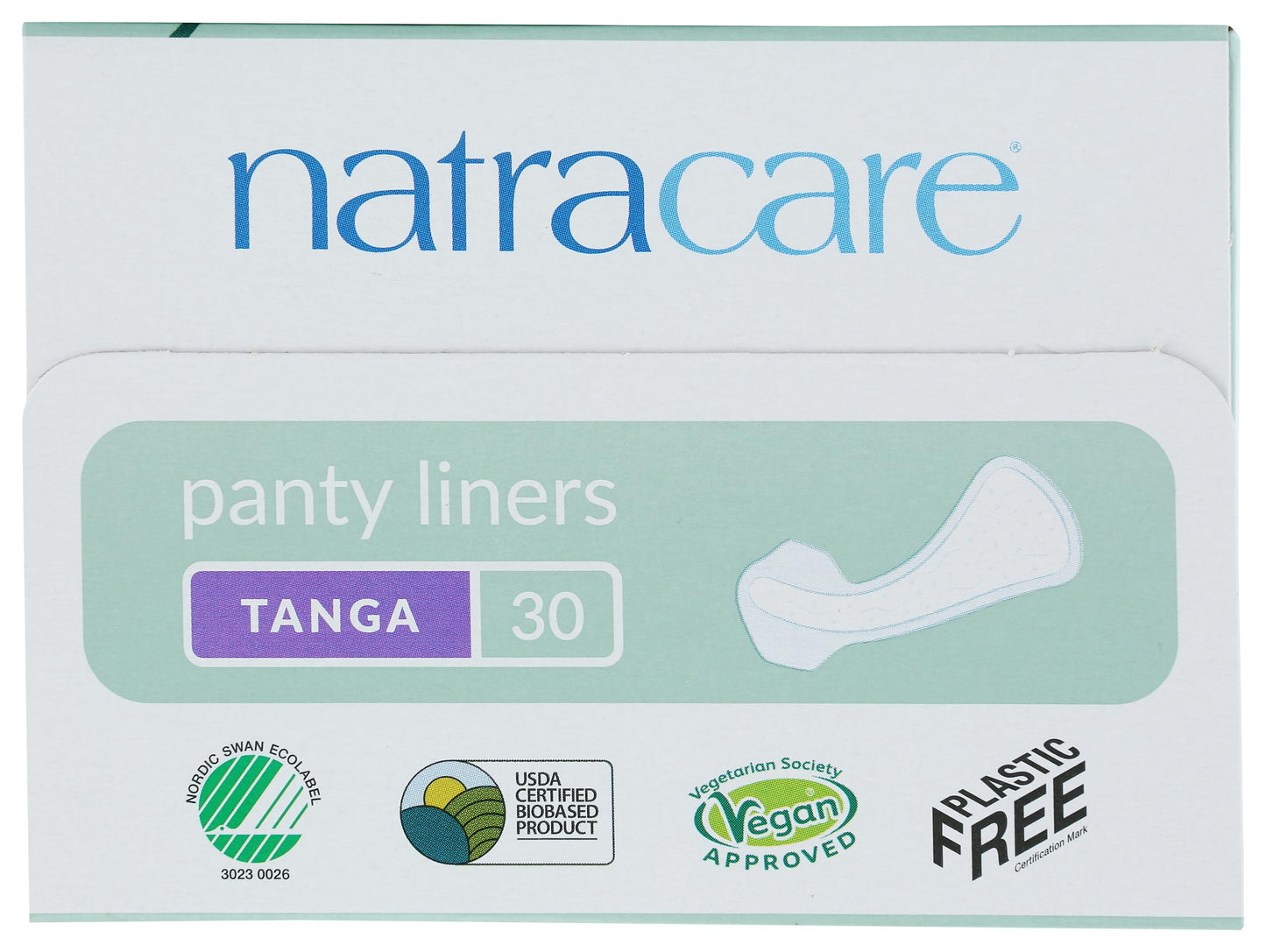 Natracare, Panty Liners Tanga NATL, 30 Count
