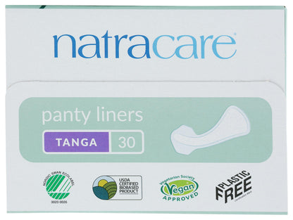 Natracare, Panty Liners Tanga NATL, 30 Count