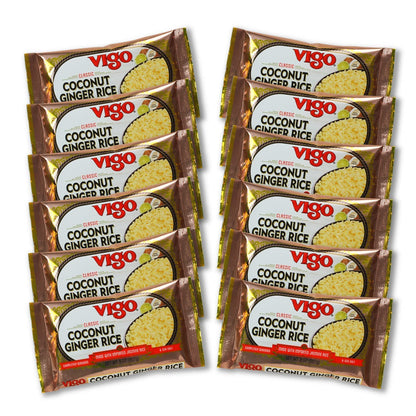 Vigo Authentic Coconut Ginger Rice, Imported Jasmine (Coconut Ginger, 8 Ounce (Pack of 1))