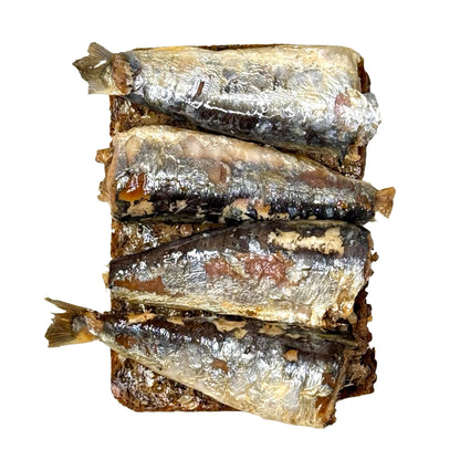 Fantis – Sardines in Oil – Wild-Caught, Premium Quality Spanish Sardines, Keto-Friendly, Ready to Eat, High Protein Seafood Snack, 4.375 oz, Pack of 6