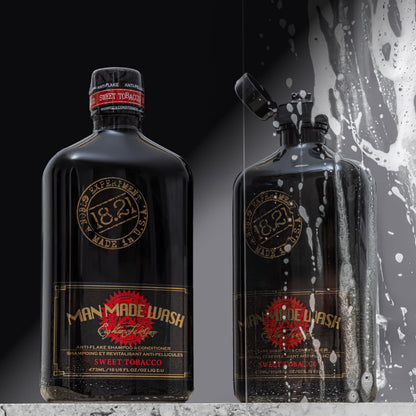 18.21 Man Made Anti-Flake 2-in-1 Shampoo & Conditioner in Sweet Tobacco: Hydrating Cleanse Helps Dry, Itchy, Flaky Scalp