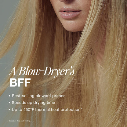Paul Mitchell Super Skinny Serum Blowout Primer, Speeds Up Drying Time, Humidity Resistant, For All Hair Types