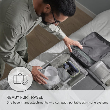 Panasonic MultiShape Electric Hair Clipper with Four Dual Comb Attachments for Cutting Lenghts from 0.9-30mm, Cordless, Waterproof Wet/Dry Hair Trimmer for Men with Long-Lasting Battery - ER-CKN3-A