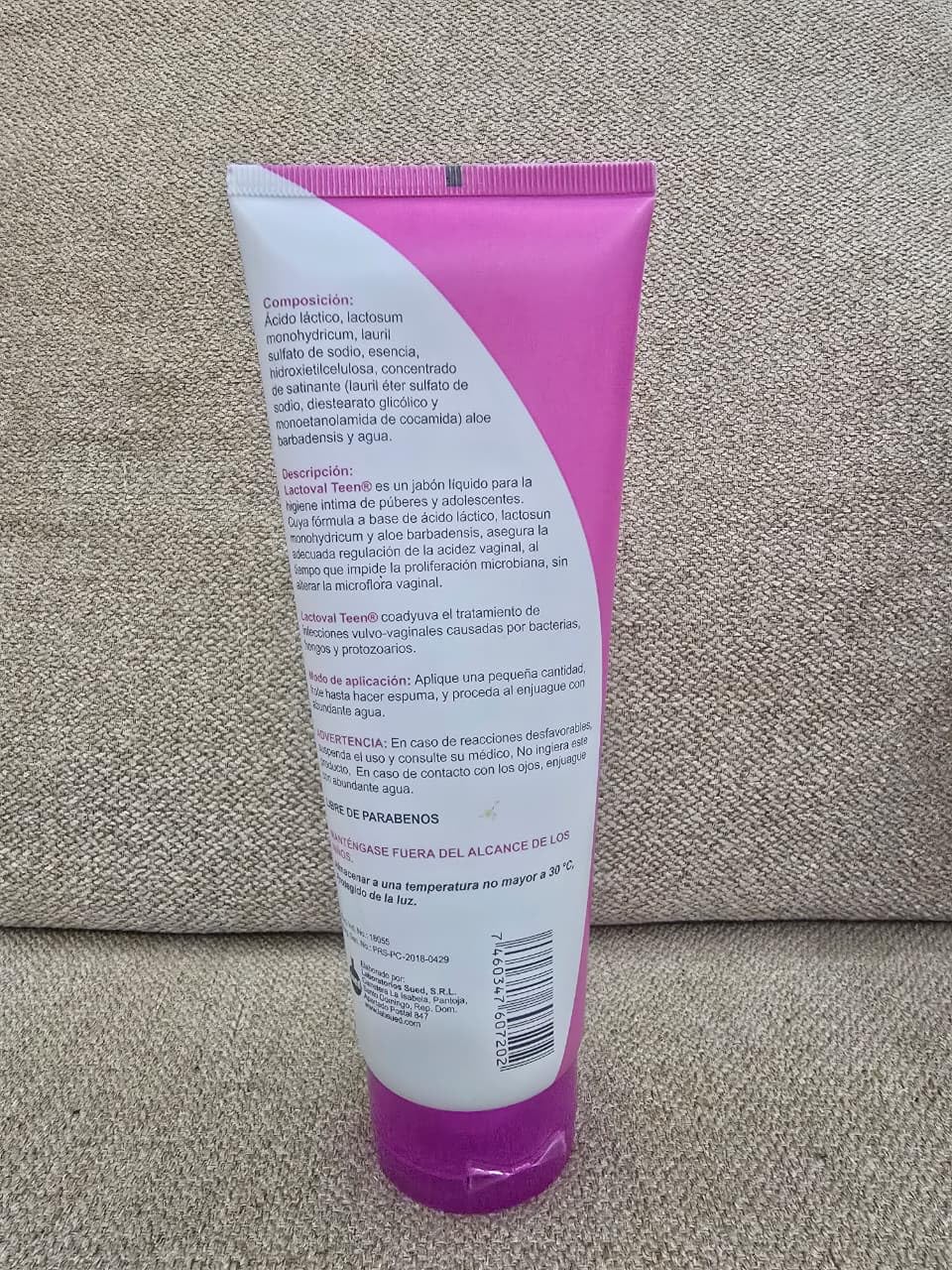Lactoval Teen Intimate Wash for Teens 200 ml pH 3.5 Balanced Feminine Cleanser – Gentle Daily Intimate Hygiene External Use