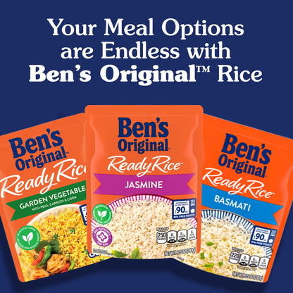 BEN'S ORIGINAL Ready Rice Rice Pilaf Flavored Rice, Easy Dinner Side, 8.8 oz Pouch (Pack of 12)