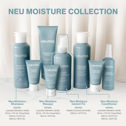 Neuma Neu Moisture Instant Fix Leave In Hair Treatment Spray 6.7Fl. Oz. Detangles, Nourishes, Protects, Kalette, Coconut, and Vanilla Scent