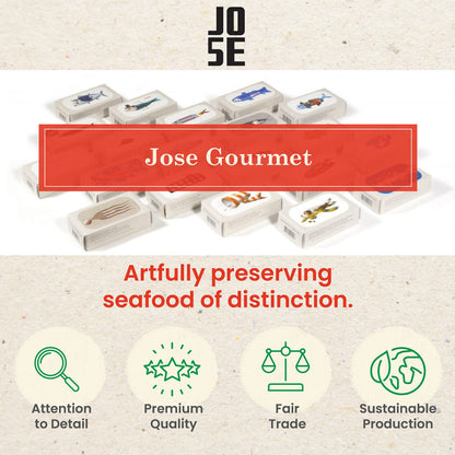 Canned Sardines with Lemon and Olive Oil by Jose Gourmet, Wild Caught Portuguese Sardines, Canned Fish in Olive Oil, Omega 3, Fair Trade, 125g Can, Pack of 3