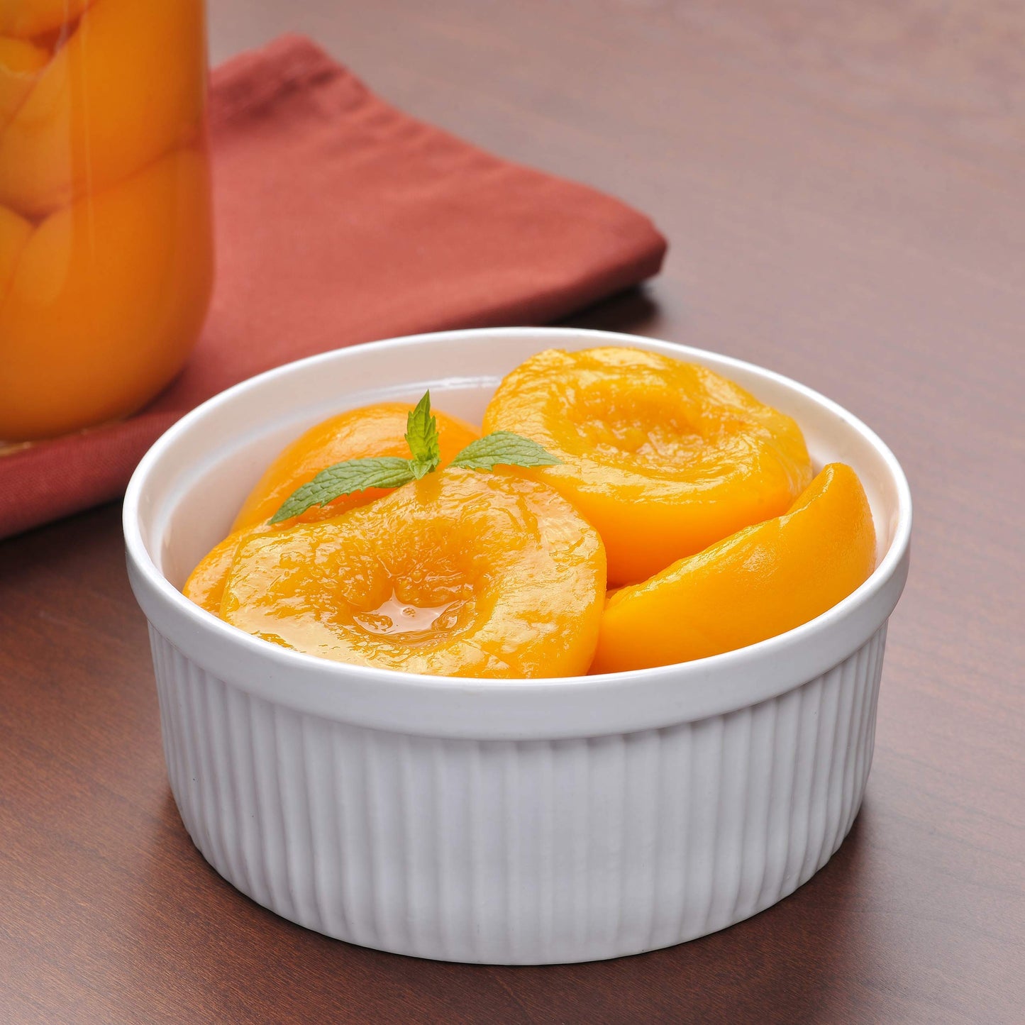 Amish Valley Products Old Fashioned Peaches Halves Canned Jarred in 32 oz Glass Jar (1 Quart Jar - 32 oz)