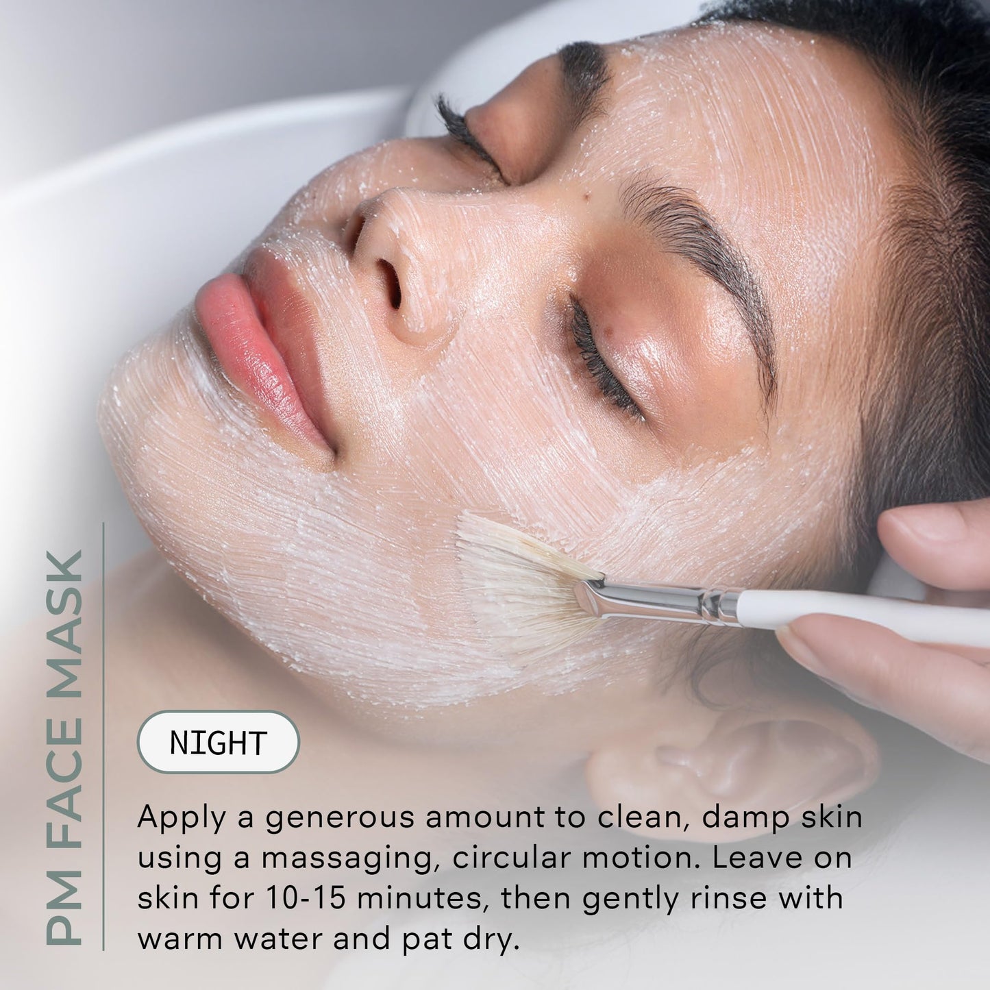 COSMEDIX Glow Bamboo Brightening Facial Mask – PM Exfoliating Facial Scrub for Tired, Dull & Uneven Skin - Anti-Aging Gentle Night Face Exfoliator with Bamboo & Niacinamide - All Skin Types