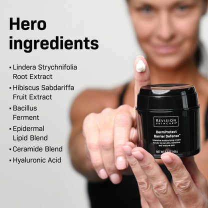Revision Skincare DermProtect Barrier Defense™, Intensive Moisturizer for Dry, Sensitive, and Mature Skin, Hydrates and Strengthens Skin Barrier