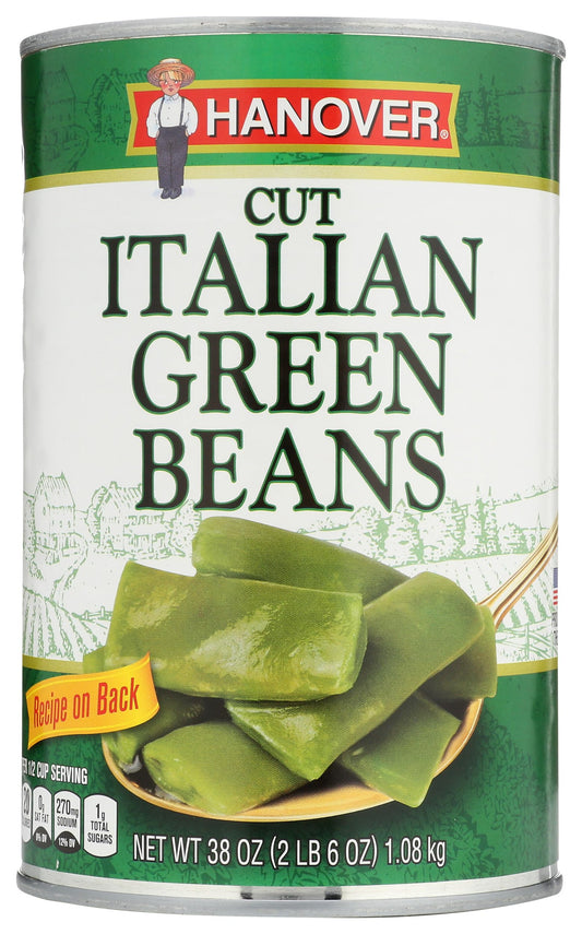 Hanover Cut Italian Green Beans, 38 Ounce (Pack of 12)