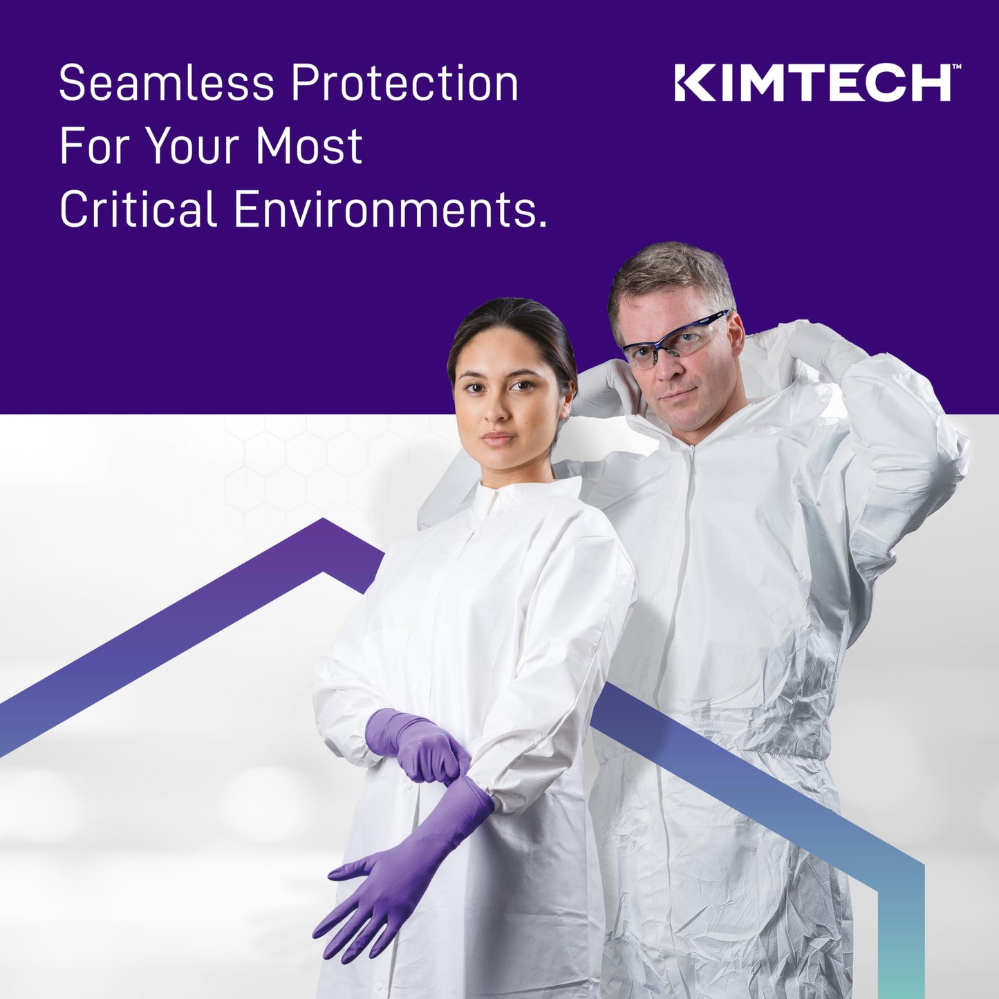 KIMTECH™ Vista™ Nitrile Exam Gloves (62828) 4.3 Mil, Ambidextrous, 9.5”, L, 200 Nitrile Gloves / Box,Blue