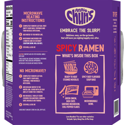 Annie Chun's Spicy Ramen Bowl, 5.43 oz (Pack of 1)