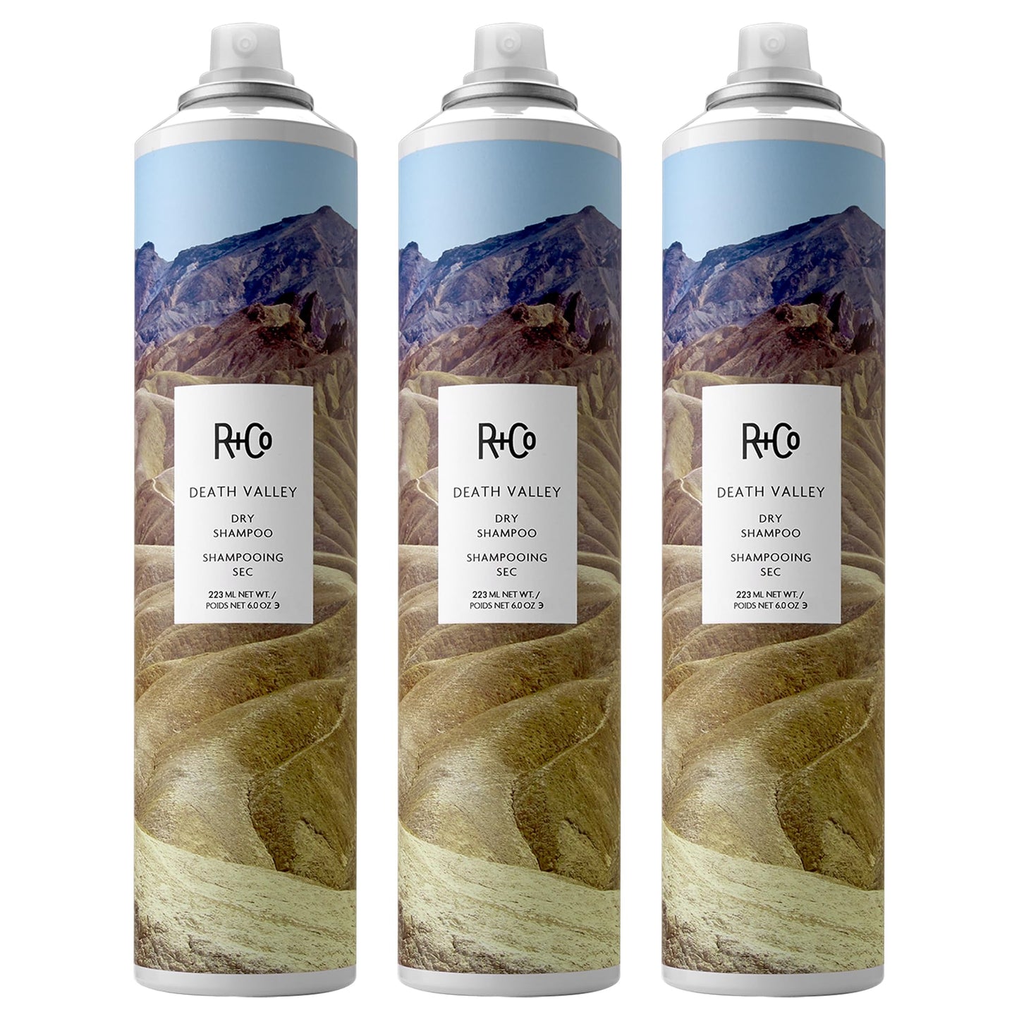 R+Co DEATH VALLEY Dry Shampoo – Oil-Absorbing & Volumizing Spray, Refreshes Hair Between Washes, All Hair Types