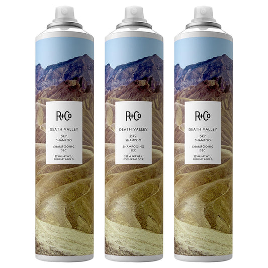 R+Co DEATH VALLEY Dry Shampoo – Oil-Absorbing & Volumizing Spray, Refreshes Hair Between Washes, All Hair Types