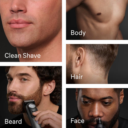 Braun Series 9 PRO All-in-One Beard & Body Grooming Kit for Men, Cordless Trimmer, Hair Clippers & Shaver for Face, Hair & Body with Gillette Labs Razor, AIO 9570