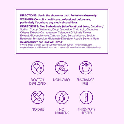 Love Wellness pH Balancing Cleanser | Feminine Vaginal Wash | Fragrance-Free | Vaginal Cleanser for Balanced pH, Intimate Health & Hygiene | Non-Irritating with Aloe Vera for Sensitive Skin | 5 Fl Oz