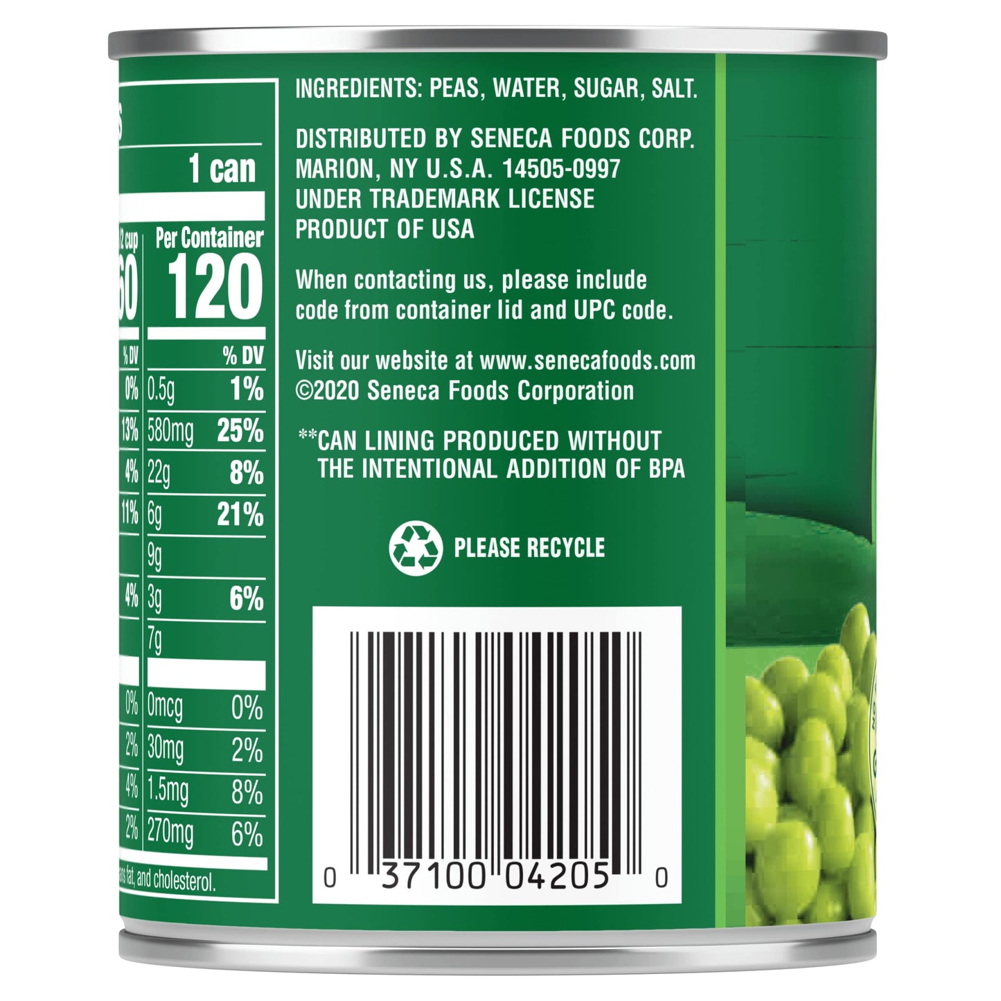 Libby's Sweet Peas, 8.5 Ounces (Pack of 12)
