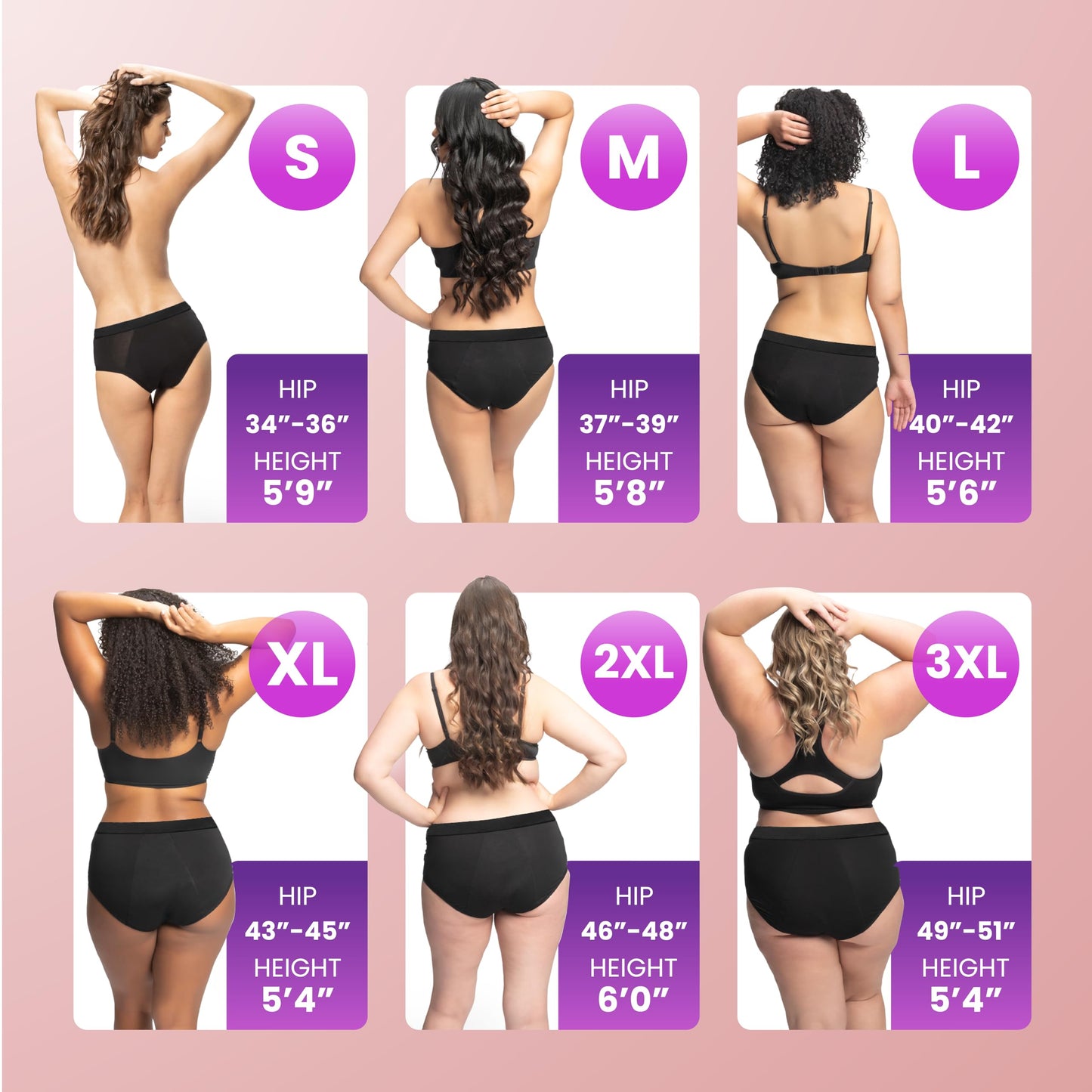 Heavy Absorbency Period Underwear for Women & Teens; Comfortable, Breathable, No Side Leaks