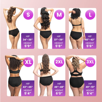 Heavy Absorbency Period Underwear for Women & Teens; Comfortable, Breathable, No Side Leaks