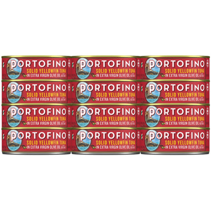 Portofino Solid Yellowfin Tuna In Extra Virgin Olive Oil - 4.5oz Can (Pack of 12)