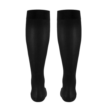 Truform Women's Compression Stockings, 20-30 mmHg, Knee High Length, Closed Toe, Opaque, Black, X-Large