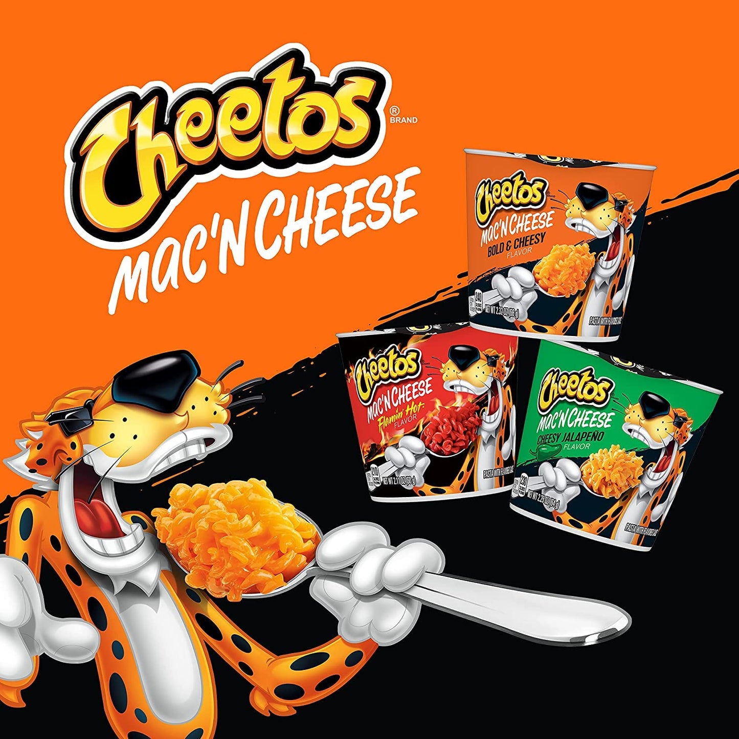 Cheetos Mac N Cheese Bold & Cheesy, 2.32oz Cups (4 Pack)