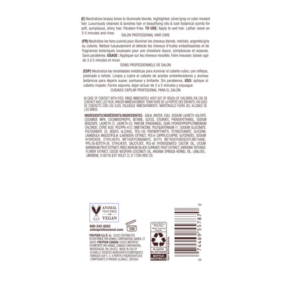 Bain de Terre Lavender Blonde Toning Shampoo, Neutralize Brassy Tones for Cool Blonde, Highlighted or Gray Hair, with Argan & Monoi Oils, Paraben-Free, Vegan, 13.5 Fl Oz