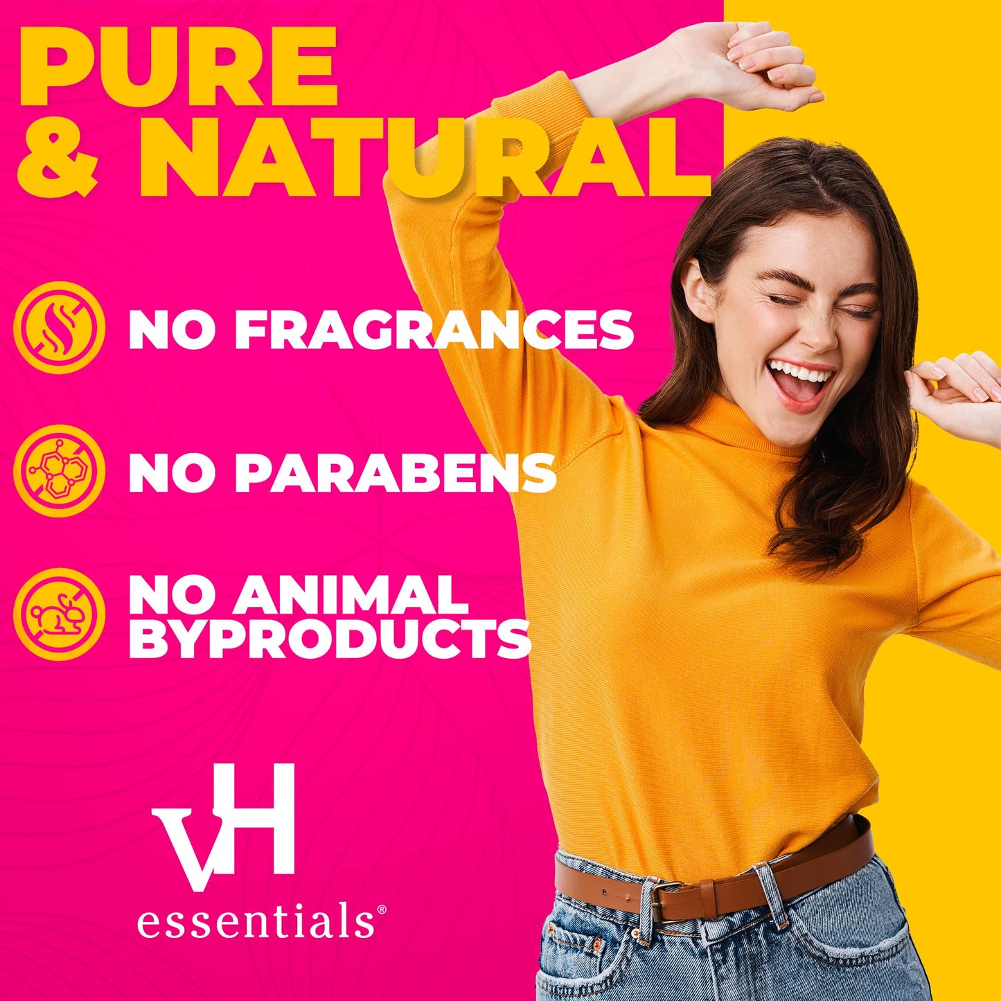 vH Essentials Boric Acid and Tea Tree Vaginal Suppositories - Prebiotics Formula with Lactic Acid - PH Balance, Odor Control, Feminine Care - 24 Suppositories and Applicator, White, 2.4 Ounces