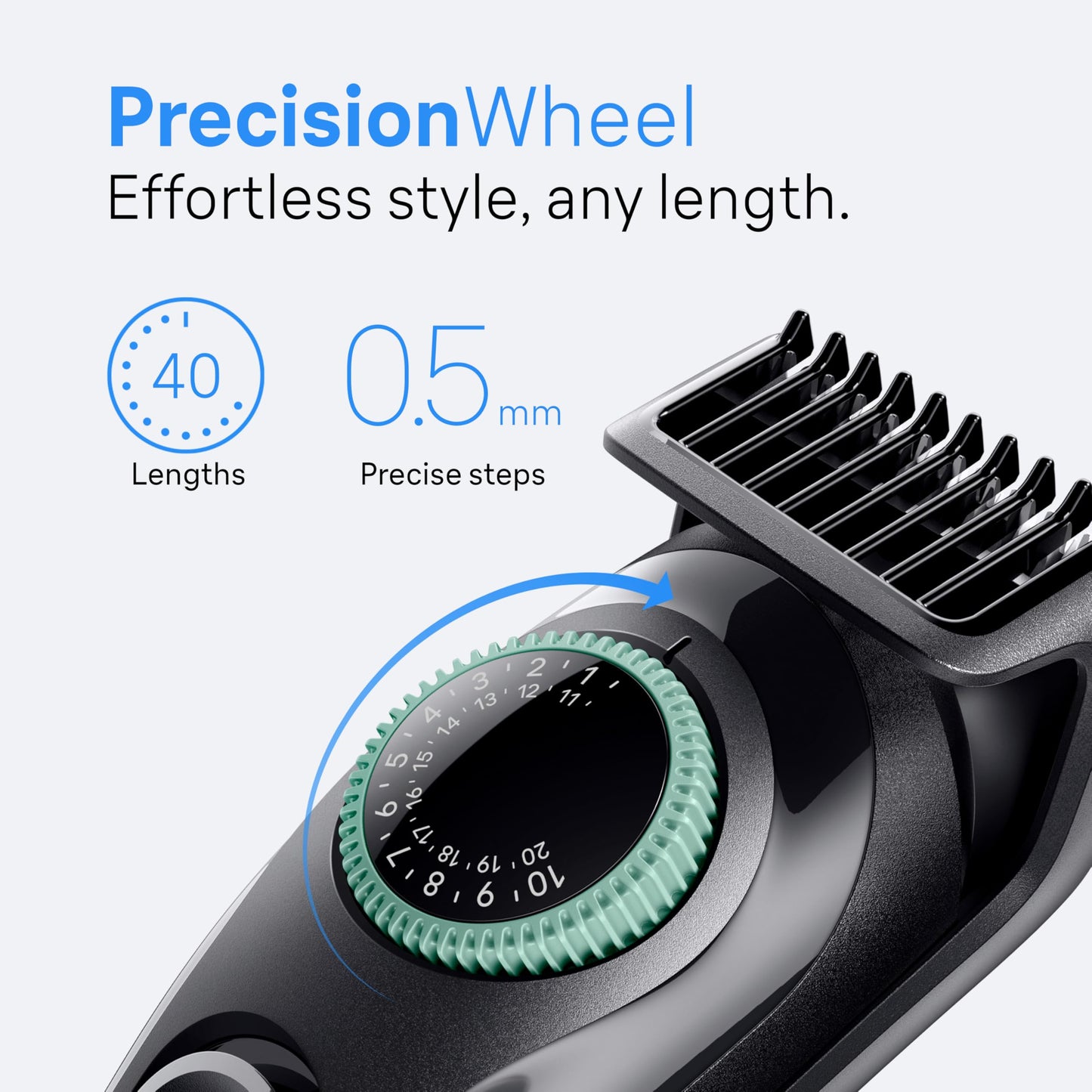 Braun All-in-One Style Kit Series 3 3470, 8-in-1 Trimmer for Men with BeardTrimmer, Ear & NoseTrimmer, Hair Clippers & More, Ultra-Sharp Blade, 40 Length Settings, Washable