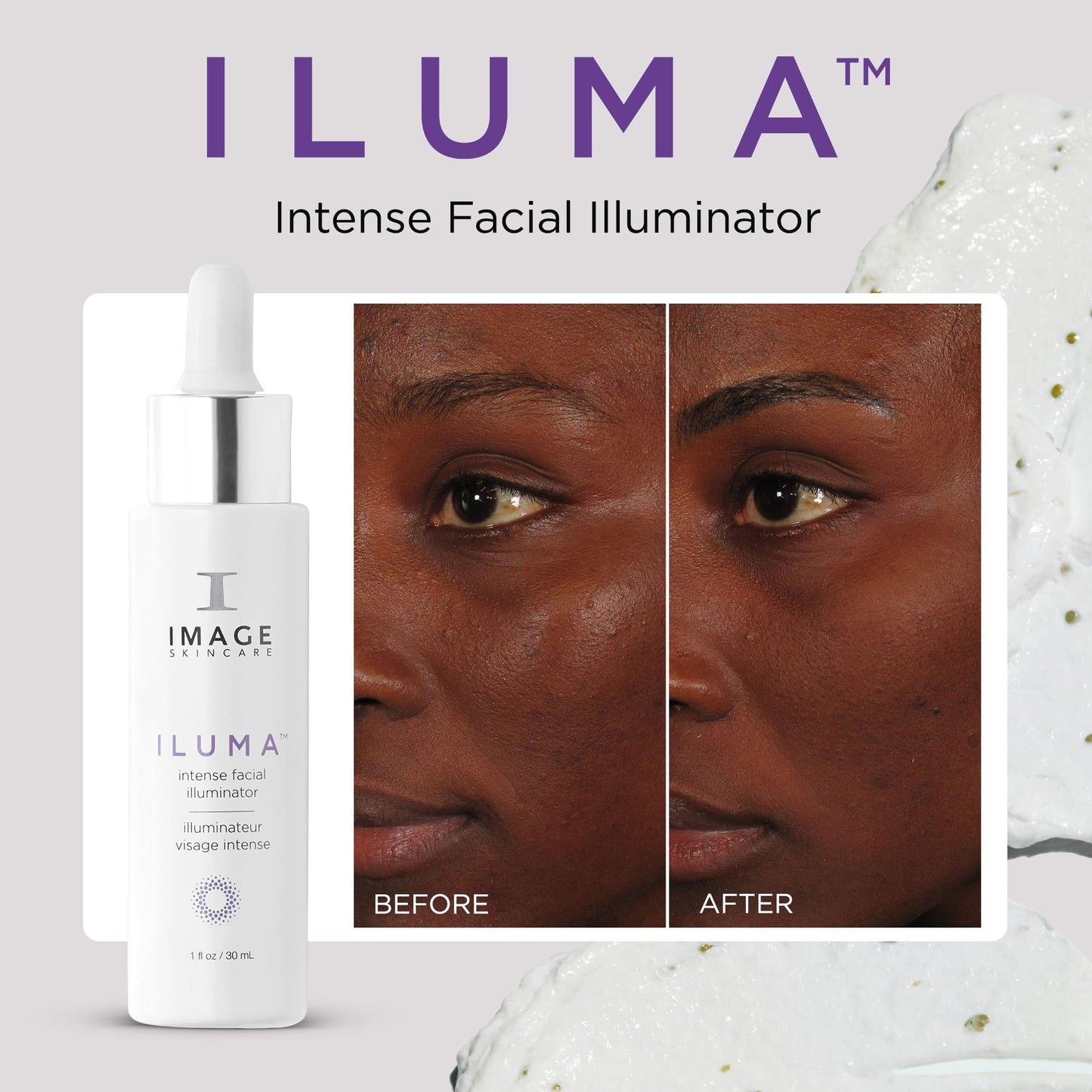 IMAGE Skincare, ILUMA Intense Facial Illuminator, Instantly Visible Brightening Serum and Face Corrector with Vitamin C, 1 fl oz