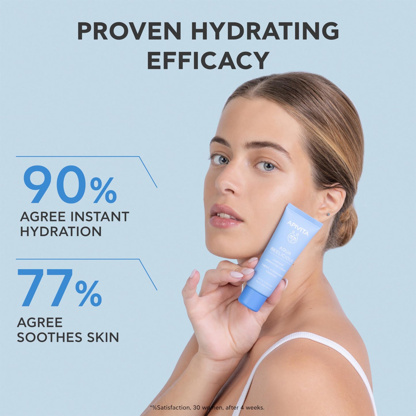 Apivita Aqua Beelicious Comfort Hydrating Cream | Hydrates & Nourishes with Honey, Ceramides & Flowers, 40 mL / 1.35 oz