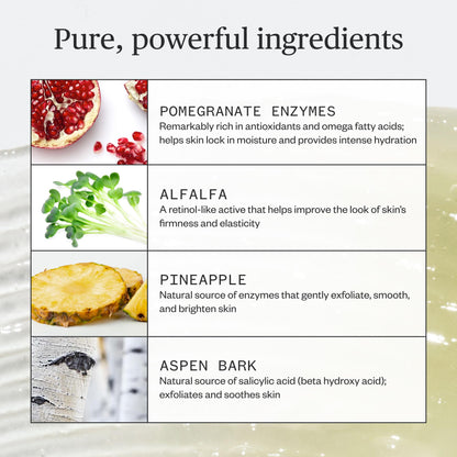 Ursa Major Natural Face Mask | Exfoliates, Brightens and Clarifies Skin | Vegan, Cruelty-Free, Non-Toxic (1.57 fluid ounces)