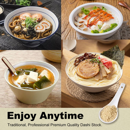 Grelim Dashi Stock Japan Dashi Soup 18 Packets, Natural Domestic Ingredients, Additive Free, MSG Free, Made in Japan Extremely Tasty 8g x 18 Pacs 5.04 Oz