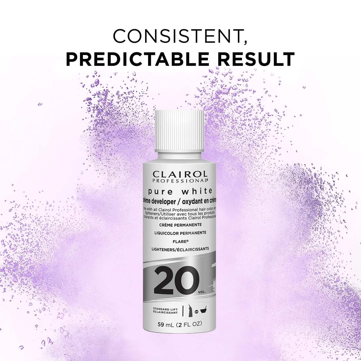 Clairol Professional Pure White 20 Volume Hair Developers for Lightening & Gray Coverage