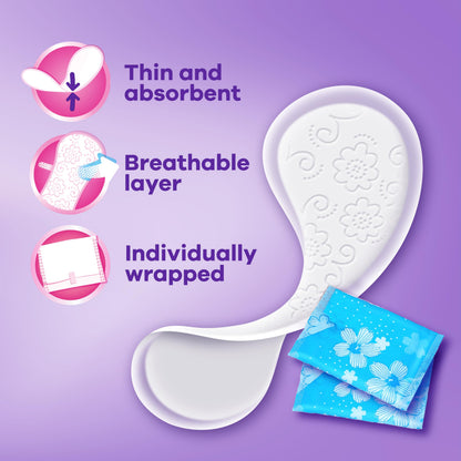 Always Dailies Thin Unscented Panty Liners - Regular - 20ct
