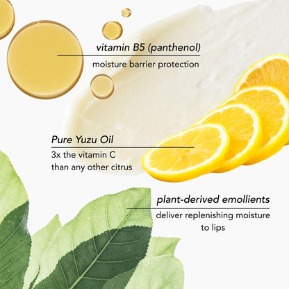 Saturday Skin Yuzu Vitamin C Lip Mask Overnight Lip Sleeping Mask Moisturizing For All Skin Types Softer & Smoother Pout Lip Balm Hydrating Infused with Vitamin B5 Non-Sticky, Vegan & Cruelty-Free
