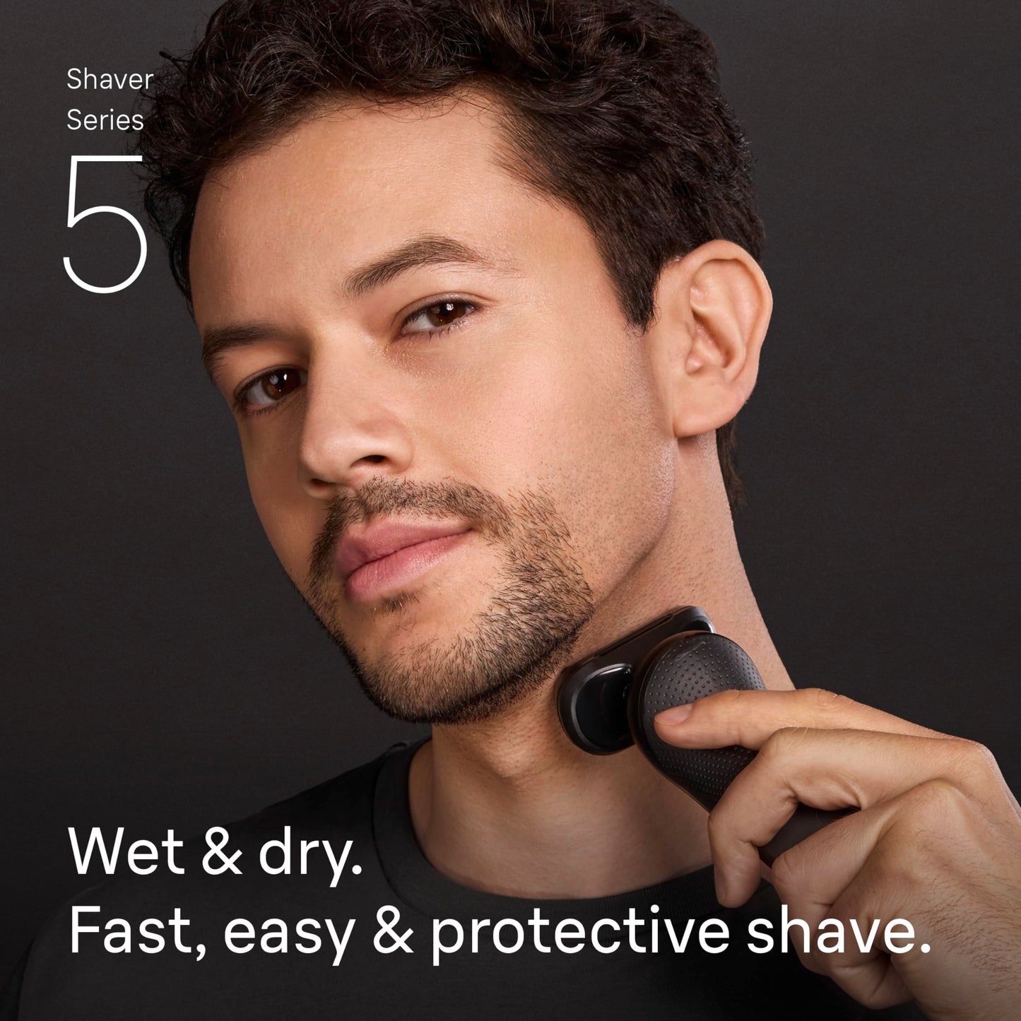 Braun Electric Razor for Men Series 5, Beard Shaver, Electric Shaver, Precision Trimmer, 4-in-1 Clean & Charge Center, S5 5160cc