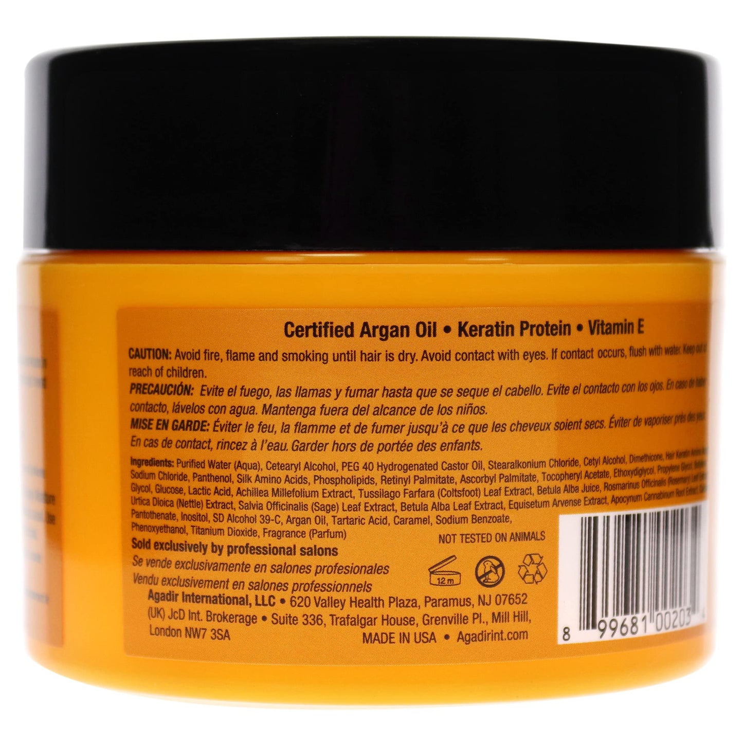 AGADIR Moisture Masque, 8 Oz