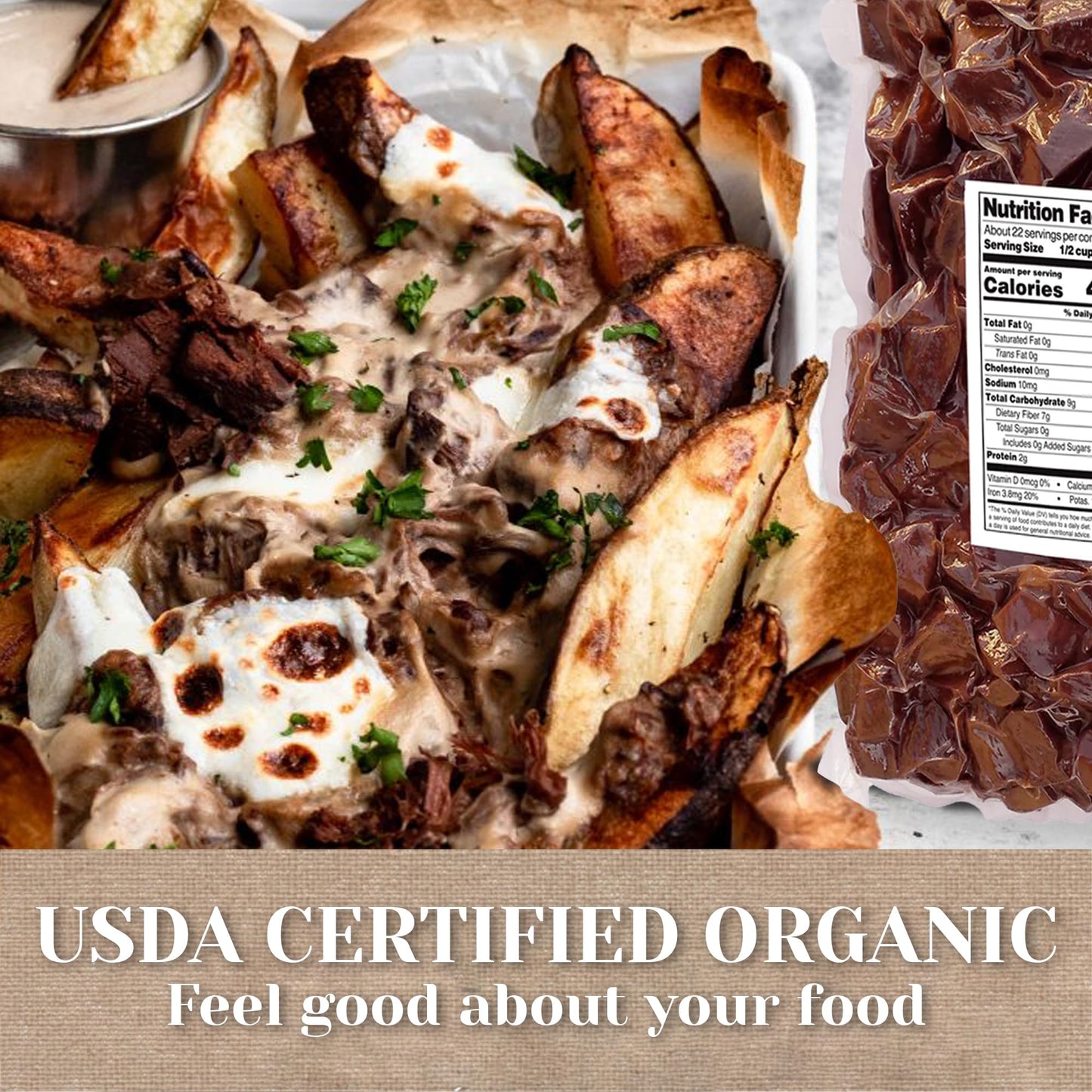 Edward & Sons Organic Young Jackfruit - Jackfruit Organic, Vegan Meat, Vegan Fruit, Plant Based Meat, Vegan Meat Substitute, Unseasoned - 4.4 Pounds