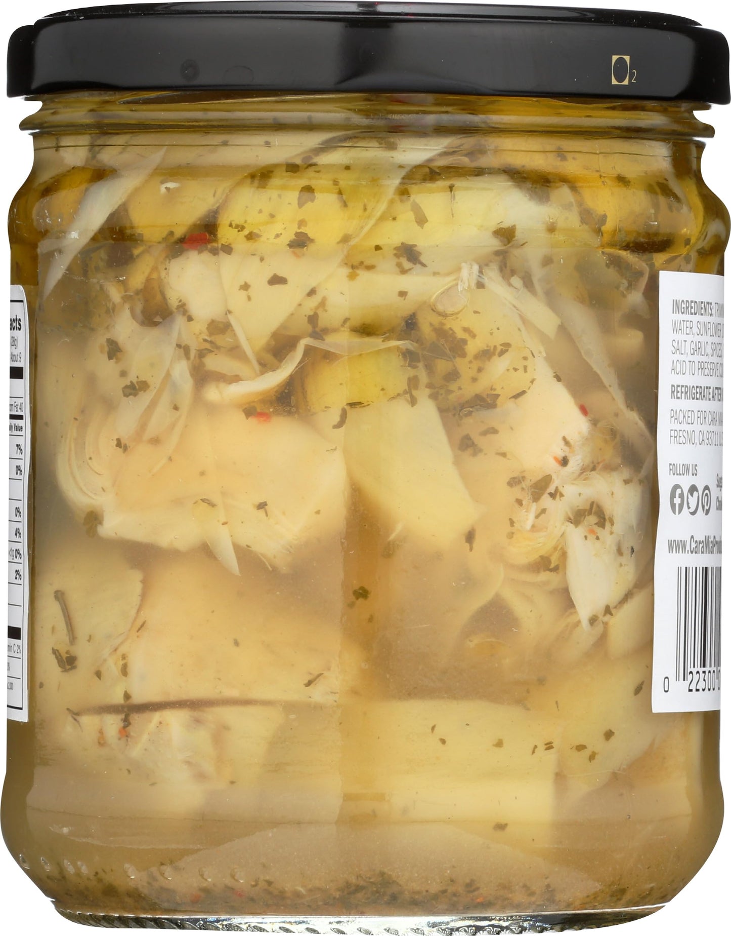Cara Mia California Style Marinated Artichoke Hearts, 14.75 Oz (Pack of 12)