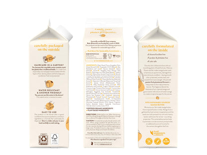 Babo Botanicals Nourishing Mango & Hibiscus Conditioner - For Dry, Damaged, Color-Treated Hair – Moisturize & Soften – Water-Resistant Carton 80% Less Plastic – Vegan – Silicone Free