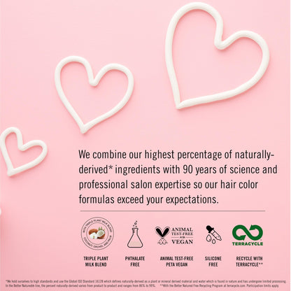 Better Natured Permanent 5G Light Golden Brown Hair Color Dye - Naturally-derived, Vegan & 100% Gray Coverage that Lasts up to 8 Weeks