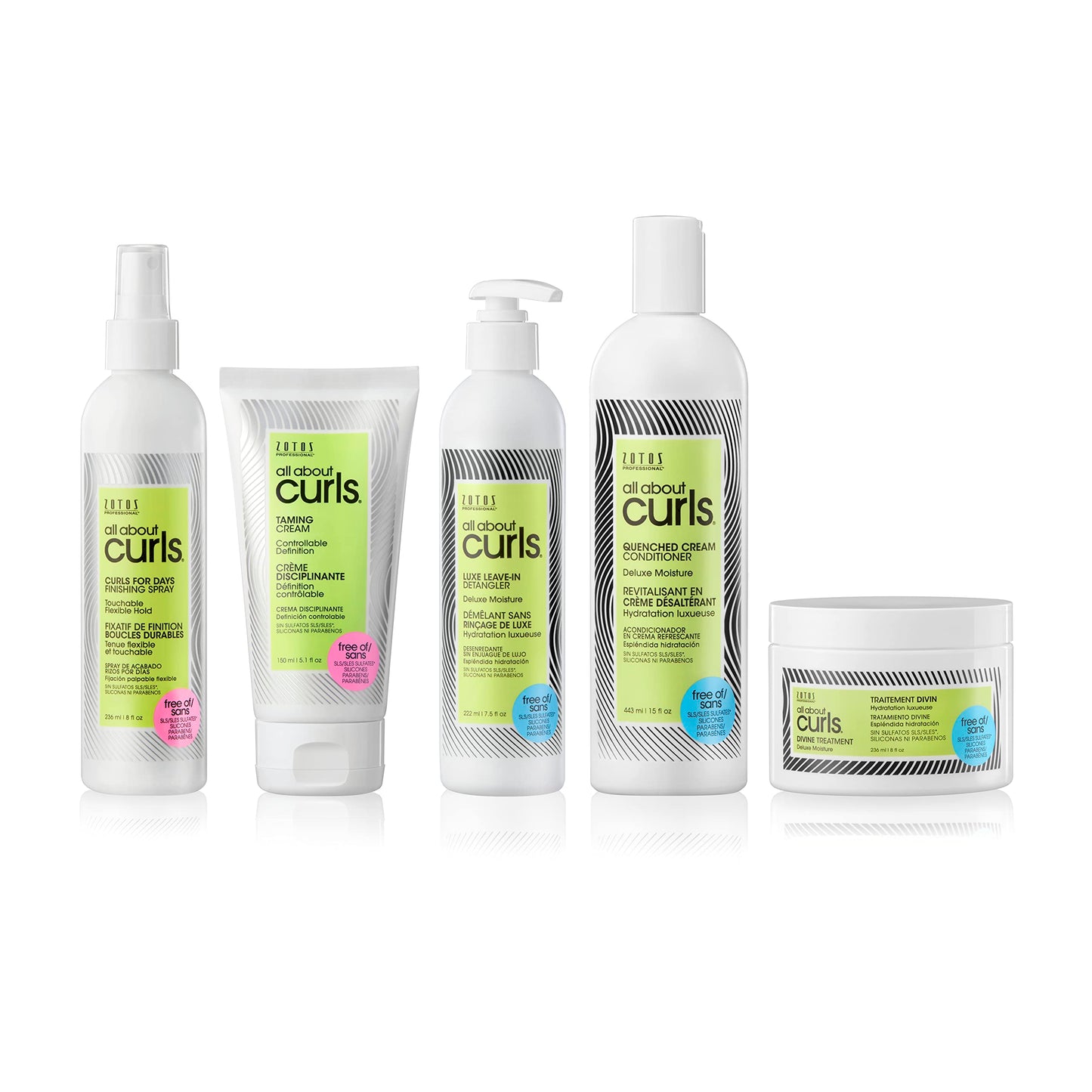 ALL ABOUT CURLS Smoothing Cream | For Curly Hair Styling | Moisturize, Define & Enhance Texture | Reduce Frizz & Boost Shine | Controllable Definition | Vegan & Cruelty Free | Sulfate & Paraben Free